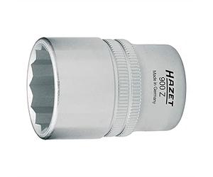 HAZET 900AZ-1.3/16 50 mm 12-Point Traction Profile Socket - Chrome-Plated/Polished