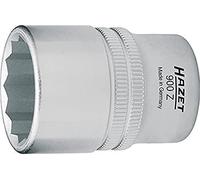 HAZET 900AZ-31/32 44 mm 12-Point Traction Profile Socket - Chrome-Plated/Polished