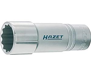 HAZET 900TZ-20.8-13/16 85 mm 12-Point Traction Profile Socket - Chrome-Plated/Polished