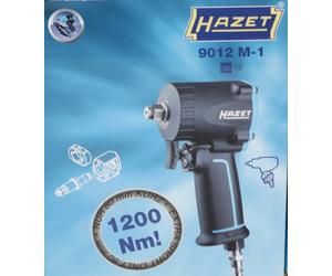 Hazet 9012M-1 Mini Pneumatic Impact Wrench 1/2" One-Hand Switching Max. 1200