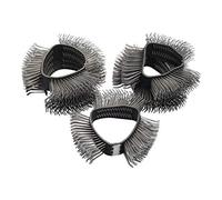 HAZET 9033-6-02/5 23 mm Wide Coarse Brush Belt with Bent Tips - Multi-Colour