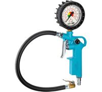 HAZET 9041G-1 Tyre Pressure Gauge Inflator 145 PSI Calibrated Hose New