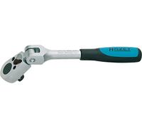 HAZET 916GK 270 mm Reversible Ratchet with Hinge Joint - Chrome-Plated/Polished
