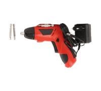 HAZET Mini Cordless Screwdriver 9230B-1, Hand-powered, 4.5 Newton-meters, 12.0 Volts, 7 Tools, Made in Germany