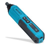HAZET 9230B-2 Cordless Screwdriver 1/4 Inch, 4 Volt Lithium Battery, 5 Newton Metres Max. Torque, LED Light, USB-C, Ergonomic with Soft Grip, Magnetic Attachment