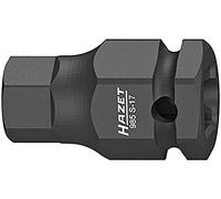 Hazet 985S-17 - Power Socket | 1/2" (12.5mm) Square Hollow, 24mm Outside Hex, Drive 1/2" (12.5mm) Square Hollow, 24mm Outside Hex