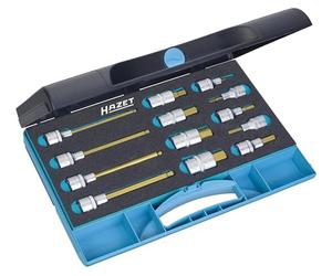 HAZET 986/13 Hexagon Profile Screwdriver Socket Set - CVD-Tin Coated