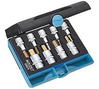 HAZET 986/9 Hexagon Profile Screwdriver Socket Set - CVD-Tin Coated | 986/9 Socket