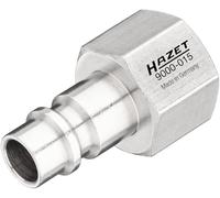 HAZET Air Connection Nipple 9000-015, 16.41 mm (3/8 Inch) Female Thread, for Compressed Air Couplings, Coupling Plug Type 2 Orion, Standard DE, at, SI, HU, CN, in, PT, RU, PL, RO, TR