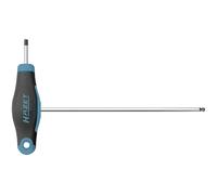 Hazet 829KK-2.5 Angled Screwdriver (Short and Long Blade for Flexible Insert, Allen Profile, Size 2.5 mm) Dark Blue