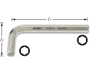 Hazet Angle Screwdriver - Internal Hex Profile - 22 2100-22