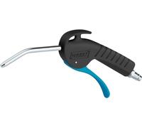 HAZET Blow Gun 9040P-1 I 100 mm Long Curved Gland 6 Bar Operating Pressure with Ergonomic Handle I for Quick Removal of Chips or Other Foreign Bodies