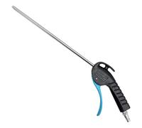 HAZET Blow Gun 9040P-2 I 280 mm Straight, Long Nozzle, 6 Bar Operating Pressure with Ergonomic Handle I for Quick Removal of Chips or Other Foreign Bodies