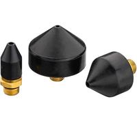 HAZET Cone Set 9040-42/3, 3 Pieces, Drive 400140 Blow Gun | 84 g, 3-piece, drive 400140 blow-out gun, 3 cone attachments diameter 13, 25, 35 mm, adaptable for blow gun 9040-4