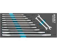 Hazet Double-Ended Wrench Set External Hex Profile 12 Pieces 163-519/12