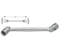 Hazet Double Joint Socket Wrench External Double Hex Profile 8x9 645-8X9