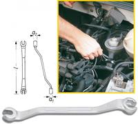 HAZET Double Open Ended Wrench External Hexagon Profile 12X14 612N-12X14