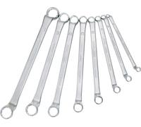 HAZET 630/12 12-Point Profile Polished Head Double Box-End Wrench Set - Chrome-Plated