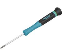 HAZET Electronic Screwdriver 811EL-T15, SW T15 Internal Torx Profile, for Smallest Screws, Rotating Centring Button, Secure Hold Thanks to Wide Grip Grooves