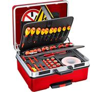 Hazet High-Voltage Tool Set, Protective Insulated 150/52, Square 10 mm (3/8 inch), Slotted Profile, Phillips PH, Inner TORX, Inner XZN, Outer Hexagon, Tools: 52