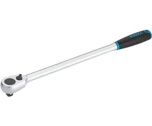 Hazet HiPer 916HPL Fine Tooth Reversible Ratchet I Square 1/2 Inch I 90 Teeth I 4 Degree Actuation Angle I Extra Long: 415 mm