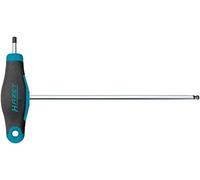 HAZET 4 mm Allen Wrench (Short and Long Blade for Flexible use, Hexagon Profile, Size 829KK-4, darkblue
