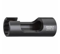 Hazet Injection Line Wrench 4550N-22, 1/2 Inch Drive, SW 22 mm, Outer Double Hexagon, 85 mm Length, for Injection Lines on Man Common Rail System, Made in Germany