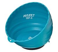 HAZET magnetic tray 197-3, 5.91 inches diameter, made of lightweight plastic with robust, strong magnet - particularly practical for storing small parts such as screws