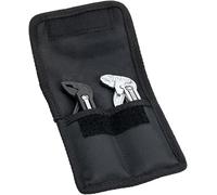 HAZET Pliers Wrench and Water Pump Pliers Set 760/2, 2 Pieces, 125 mm, with Quick Adjustment, Chrome Vanadium Steel, in Bag with Velcro Fastener