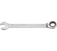 HAZET Ratchet Open-End Wrench External Double Hexagon Traction Profile 27 606-27