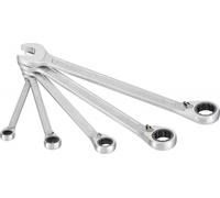 Hazet Ratchet Ring Spanner Set Double-Hex 5 Pieces 606/5