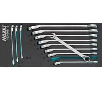 Hazet Ratchet Ring Spanner Set - Traction Profile 12 Pieces 163-509/12