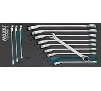 Hazet Ratchet Ring Spanner Set - Traction Profile 12 Pieces 163-509/12