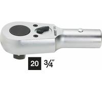 Hazet Reversible Ratchet Head Square Solid 20 mm (3/4") 1016