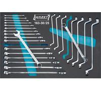 HAZET Ring And Open-End Wrench Set - Traction Profile 25-Piece