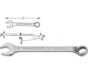 HAZET Ring Open-End Wrench - External Hex Profile - 5.5 603-5.5