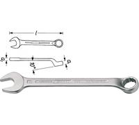 HAZET Ring Open-End Wrench Outer Double Hexagon Profile - 17 603-17