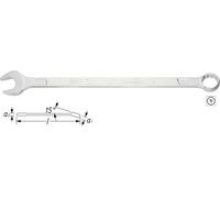 Hazet Ring Spanner 15mm Extra Long Slim 600LG-15