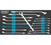 Hazet Ring Spanner Set External Double Hexagon Profile 15 Pieces 163-428/15