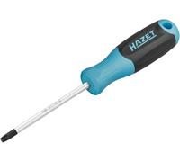 HAZET Screwdriver 811-T30, Internal Torx Profile, Non-Slip 3-Component Handle for high Power Transmission, Round Blade, Length 230 mm