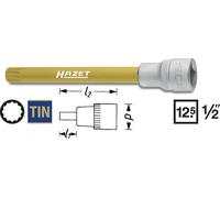 Hazet Screwdriver Socket 12.5mm 1/2" Internal Multi-Tooth XZN 120mm 99