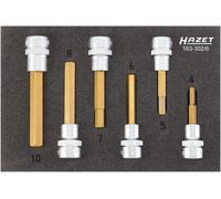 Hazet Screwdriver Socket Set 10mm 3/8" Internal Hex 6 Pieces