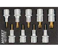 Hazet Screwdriver Socket Set TORX 12.5mm 1/2" Internal TORX 9-Piece