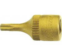 HAZET Screwdriver Socket TORX® 6.3Mm 1/4" Inner TORX® 28Mm 8502-