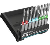 HAZET - Smart Holder 2304SH-11| Practical Tool Holder 8 Pieces | Output: 6.3 (1/4 Inch) | Storage of Metal Parts, Order in The Workplace, Safety | Made in Germany