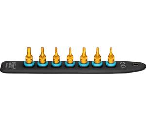 HAZET - SmartRail 1/4 Inch 8500-SR/7, Plastic Socket Strip Holder for 7 Sockets, Magnetic, Non-Slip, Easy to Use, Drive: Square 6.3 mm (1/4 Inch), Made in Germany