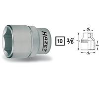 Hazet Socket Insert 10mm 3/8" External Hex Traction Profile 15 88