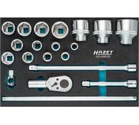 Hazet Socket Set 20mm 3/4" External Hexagon 20 Pieces 163-406/20
