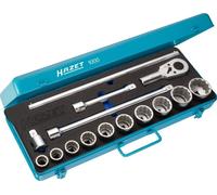 Hazet Socket Set 20mm 3/4" Outside Double-Hex 15 Pieces 1000Z