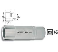 Hazet Socket Wrench 12.5mm 1/2" External-Hex-Traction Profile 12 900LG-12